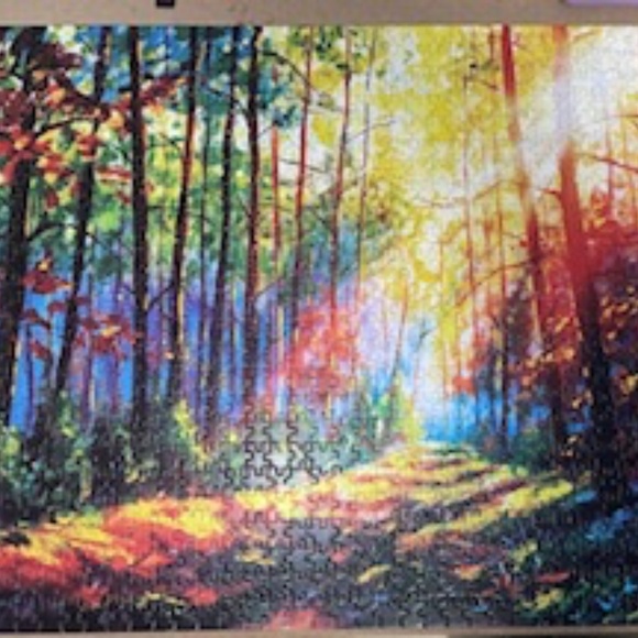1000 piece colorful forest puzzle - Picture 3 of 3